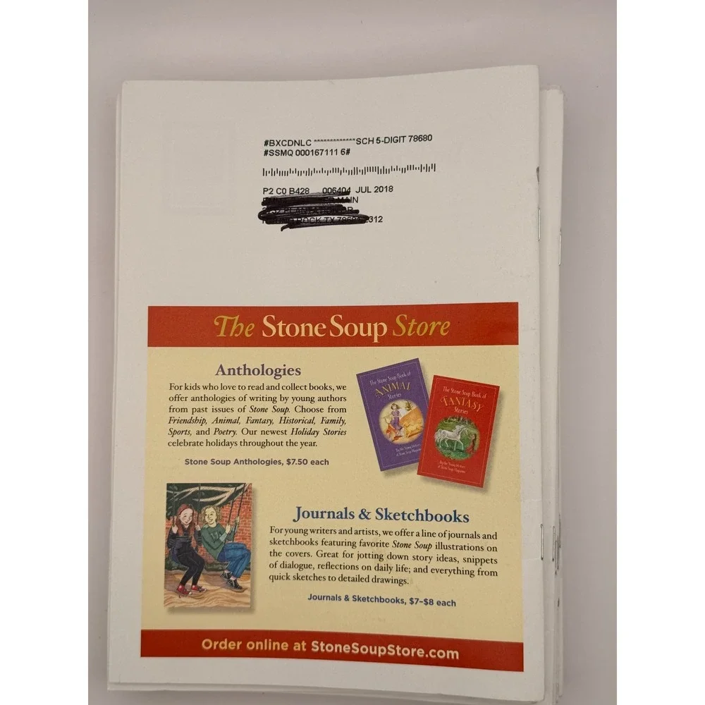 Stone Soup Magazine Lot 2015 2016 2017 Young Writers Artists Children Literary